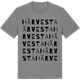 Mid Heather Gray t-shirt med Härvesta ordlek t-shirt