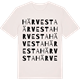 Vintage White t-shirt med Härvesta ordlek t-shirt