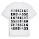 Hässelgärde ordlek t-shirt