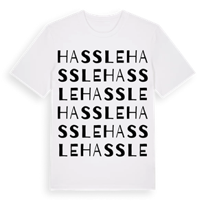 Hassle ordlek t-shirt – ekologisk bomull t-shirt från Pinshirt