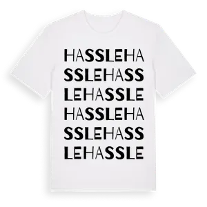 Hassle ordlek t-shirt – ekologisk bomull t-shirt från Pinshirt