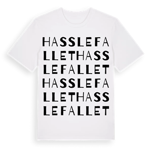 Hasslefallet ordlek t-shirt – ekologisk bomull t-shirt från Pinshirt