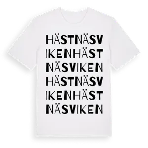 Hästnäsviken ordlek t-shirt – ekologisk bomull t-shirt från Pinshirt