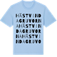 Blue Soul t-shirt med Hästvindagruvorna ordlek t-shirt