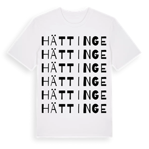 Hättinge ordlek t-shirt – ekologisk bomull t-shirt från Pinshirt