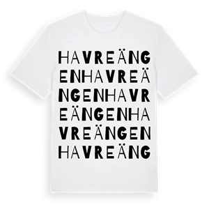 Havreängen ordlek t-shirt – ekologisk bomull t-shirt från Pinshirt