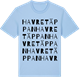 Blue Soul t-shirt med Havretäppan ordlek t-shirt