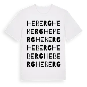 Heberg ordlek t-shirt – ekologisk bomull t-shirt från Pinshirt