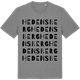 Mid Heather Gray t-shirt med Hedensberg ordlek t-shirt