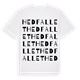 Hedfallet ordlek t-shirt