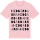 Pink Cotton t-shirt med Hedgårdarna ordlek t-shirt