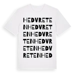 Hedvreten ordlek t-shirt – ekologisk bomull t-shirt från Pinshirt