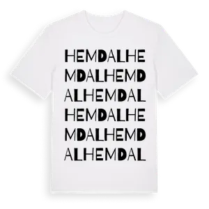 Hemdal ordlek t-shirt – ekologisk bomull t-shirt från Pinshirt