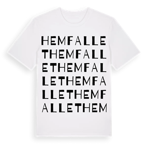 Hemfallet ordlek t-shirt – ekologisk bomull t-shirt från Pinshirt