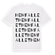 Hemfallet ordlek t-shirt
