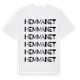 White t-shirt med Hemmanet ordlek t-shirt