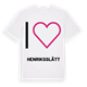 Jag älskar Henriksslätt t-shirt stort tryck