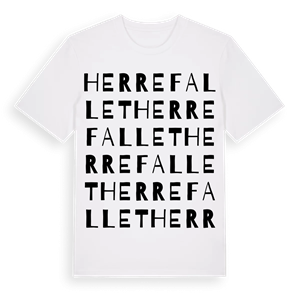 Herrefallet ordlek t-shirt – ekologisk bomull t-shirt från Pinshirt