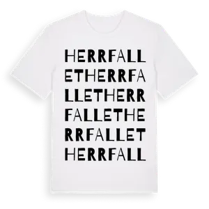 Herrfallet ordlek t-shirt – ekologisk bomull t-shirt från Pinshirt