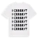White t-shirt med Herrgryt ordlek t-shirt