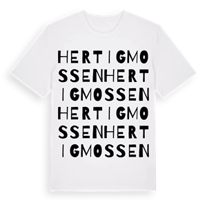 Hertigmossen ordlek t-shirt – ekologisk bomull t-shirt från Pinshirt
