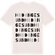 Vintage White t-shirt med Hidingesund ordlek t-shirt