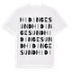 Hidingesund ordlek t-shirt