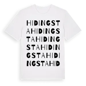 Hidingsta ordlek t-shirt – ekologisk bomull t-shirt från Pinshirt
