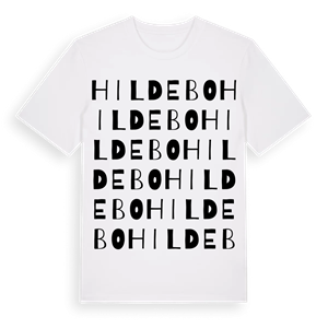 Hildebo ordlek t-shirt – ekologisk bomull t-shirt från Pinshirt