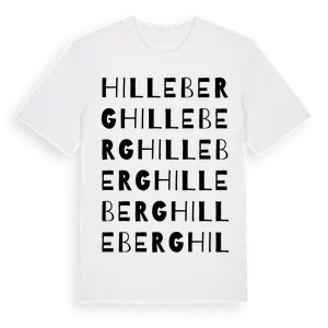 Hilleberg ordlek t-shirt – ekologisk bomull t-shirt från Pinshirt
