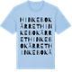 Blue Soul t-shirt med Hinkebokärret ordlek t-shirt