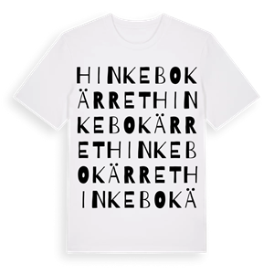 Hinkebokärret ordlek t-shirt – ekologisk bomull t-shirt från Pinshirt