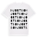Hjortbo ordlek t-shirt