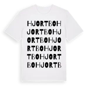 Hjortbo ordlek t-shirt – ekologisk bomull t-shirt från Pinshirt