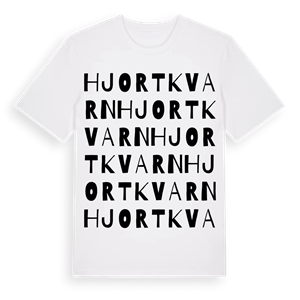 Hjortkvarn ordlek t-shirt – ekologisk bomull t-shirt från Pinshirt