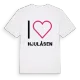 Jag älskar Hjulåsen t-shirt stort tryck