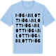 Blue Soul t-shirt med Höganlott ordlek t-shirt