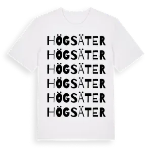 Högsäter ordlek t-shirt – ekologisk bomull t-shirt från Pinshirt