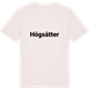 Vintage White t-shirt med Högsätter fetstil t-shirt