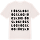 Vintage White t-shirt med Högskog ordlek t-shirt
