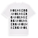 Holmberga ordlek t-shirt