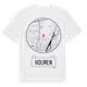 White t-shirt med Holmen t-shirt