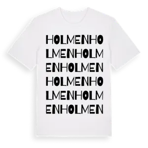 Holmen ordlek t-shirt – ekologisk bomull t-shirt från Pinshirt