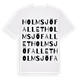 Holmsjöfallet ordlek t-shirt