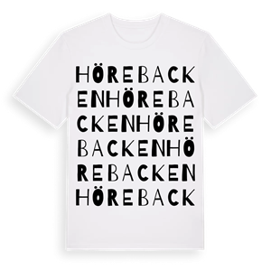 Hörebacken ordlek t-shirt – ekologisk bomull t-shirt från Pinshirt