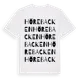 White t-shirt med Hörebacken ordlek t-shirt