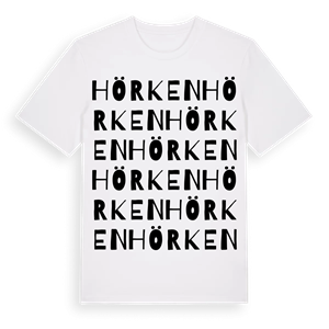 Hörken ordlek t-shirt – ekologisk bomull t-shirt från Pinshirt