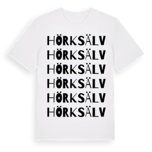 Hörksälv ordlek t-shirt – ekologisk bomull t-shirt från Pinshirt