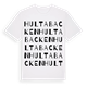 Hultabacken ordlek t-shirt