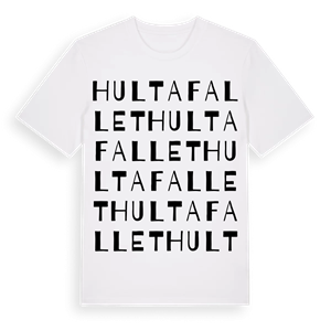 Hultafallet ordlek t-shirt – ekologisk bomull t-shirt från Pinshirt